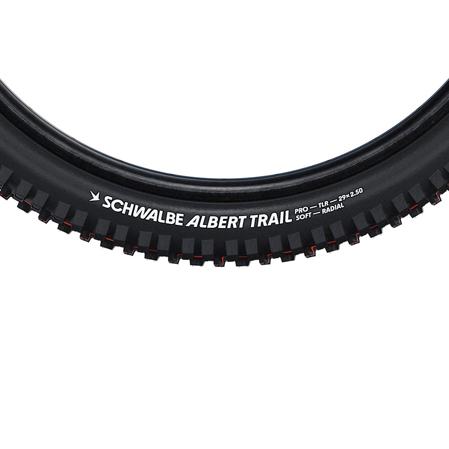 Schwalbe, Albert Gravity Pro, Mountain Tire, 27.5''x2.50, Folding, Tubeless Ready, Addix Soft, Gravity Pro - Radial, 67TPI, Black