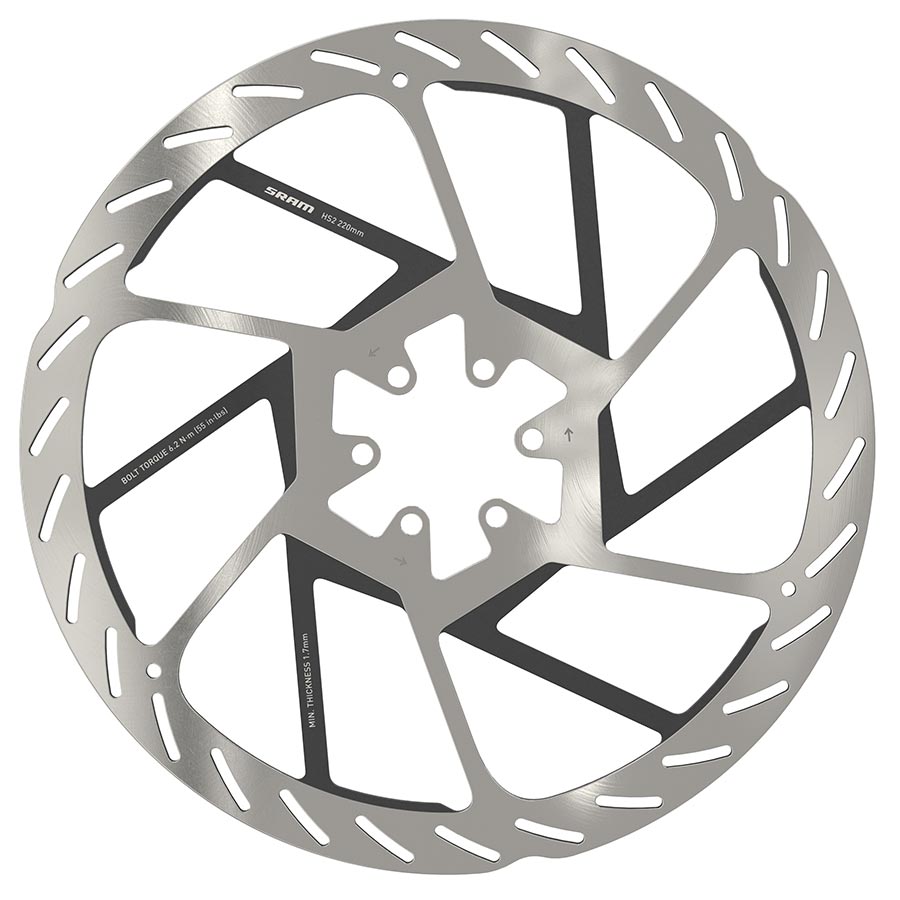 SRAM, HS2 6-bolt, 160mm, ISO 6B