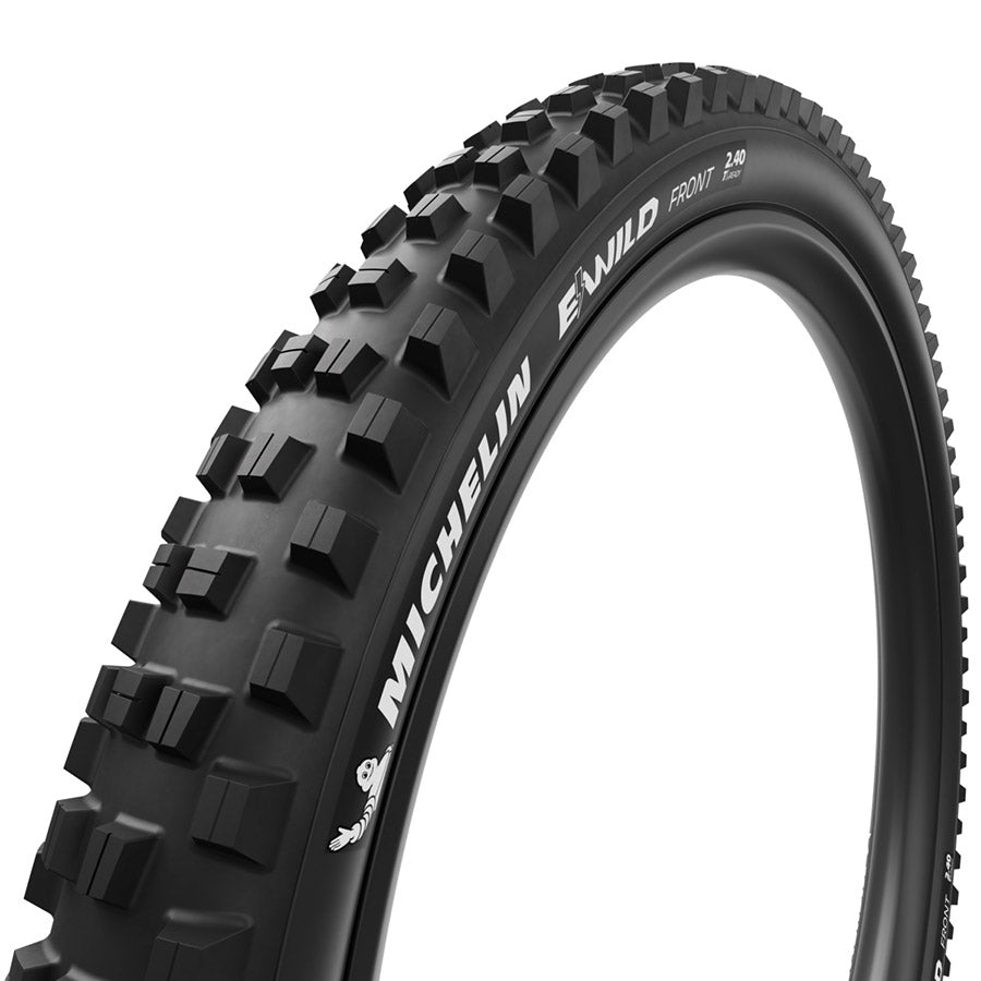 Michelin, E-WILD PERFORMANCE LINE Front, Mountain Tire, 27.5x2.60, Folding, Tubeless Ready, MAGI-X, GUM-X, 2x33, Black