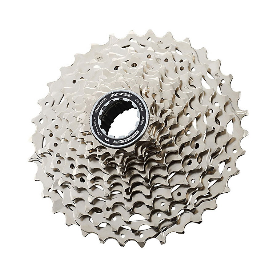 Shimano, 105 CS-R7101, Cassette, Nickel plated, Speed: 12, 11-34T, HG+ 12sp Road ONLY, ICSR710112134