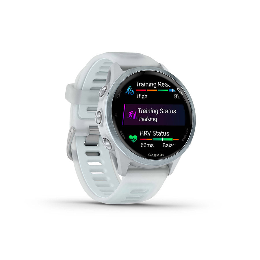 Garmin, Forerunner 570 42mm, Watch, Watch Color: Slate Grey, Wristband: Translucent Black/Black - Silicone